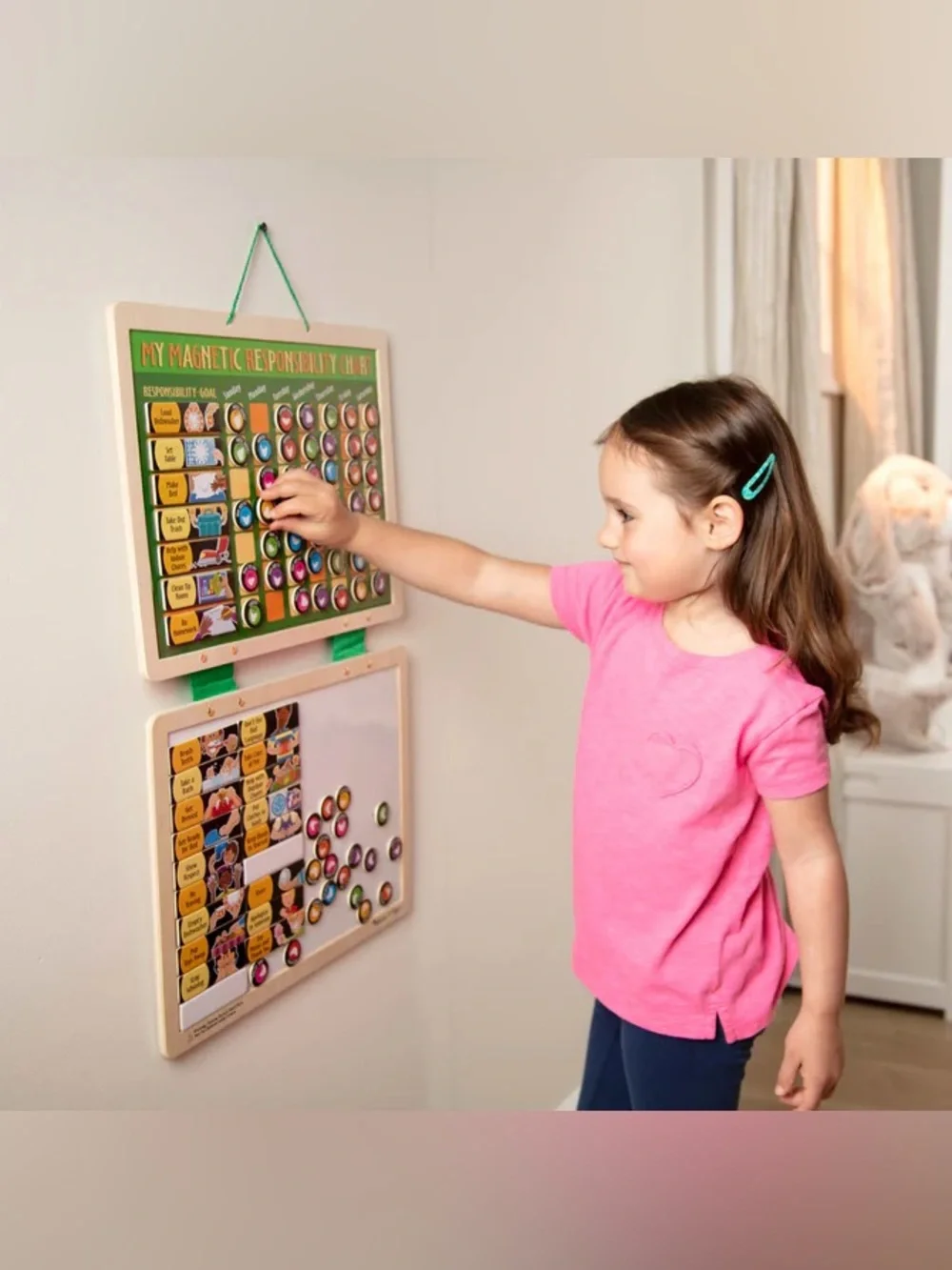 Melissa & Doug Magnetic Responsibility Chart for Kids